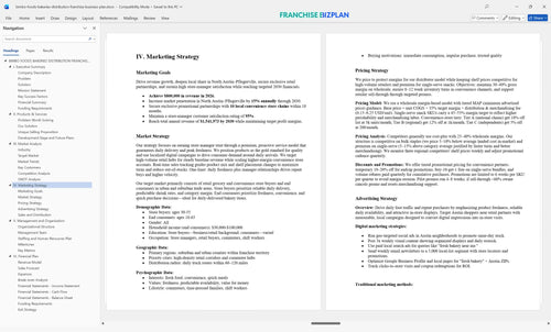 bimbo foods bakeries distribution franchise business plan 4