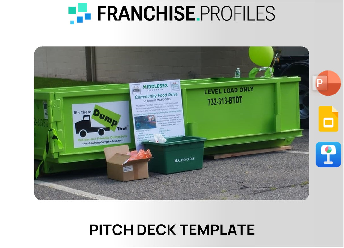 Bin There Dump That Franchise Pitch Deck Template