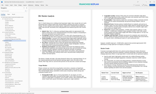 black bear diner franchise business plan 3