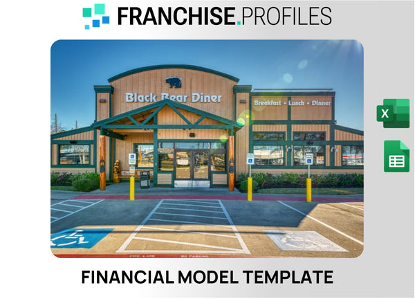 Black Bear Diner Franchise Financial Model Template