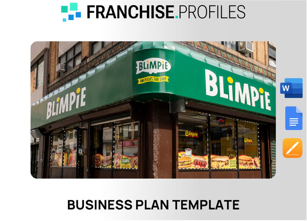 Blimpie Franchise Business Plan Template