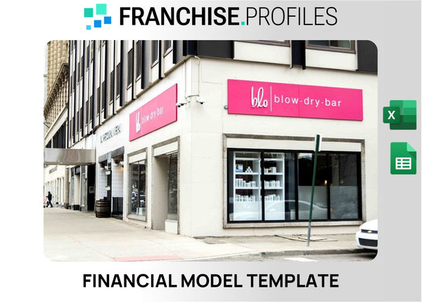 Blo Blow Dry Bar Franchise Financial Model Template