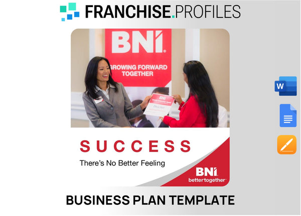 BNI Franchise Business Plan Template