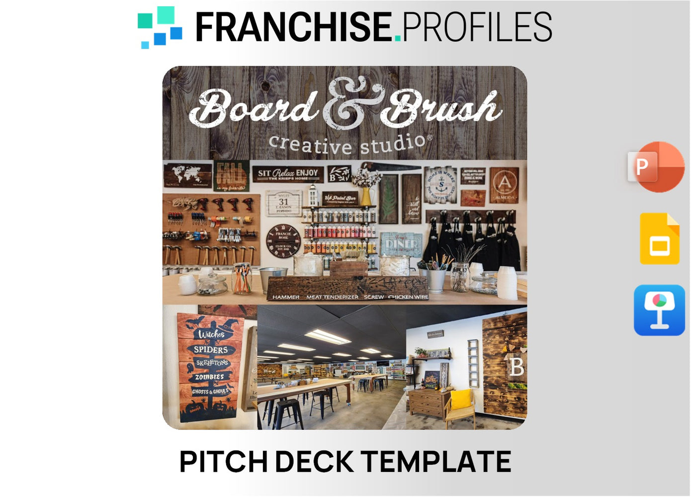 Board & Brush Creative Studio Franchise Pitch Deck Template