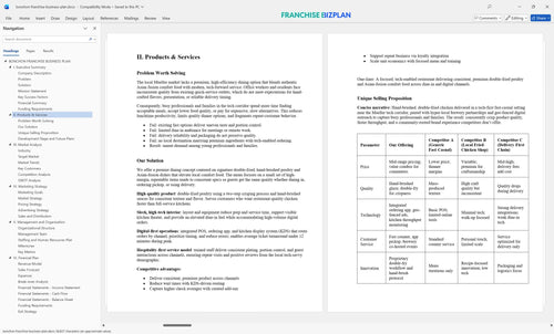 bonchon franchise business plan 2