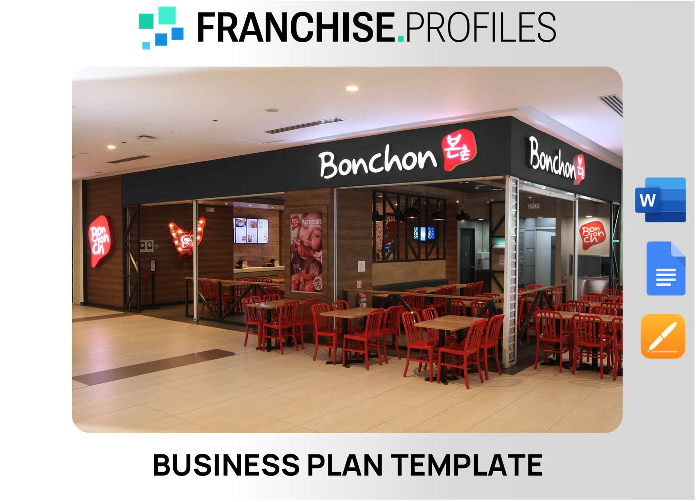 Bonchon Franchise Business Plan Template