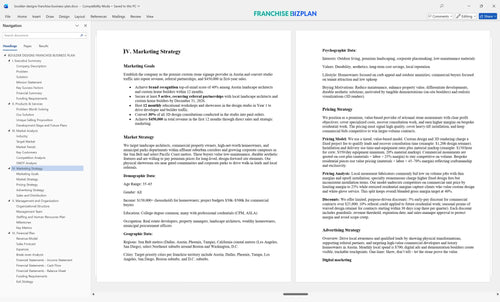 boulder designs franchise business plan 4