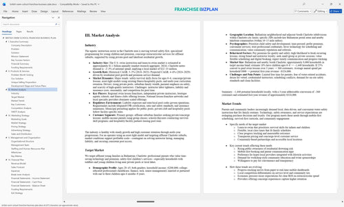 british swim school franchise business plan 3