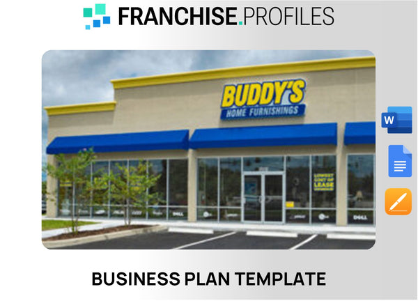 Buddy's Home Furnishings Franchise Business Plan Template