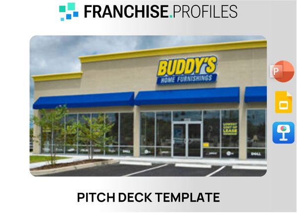 Buddy's Home Furnishings Franchise Pitch Deck Template
