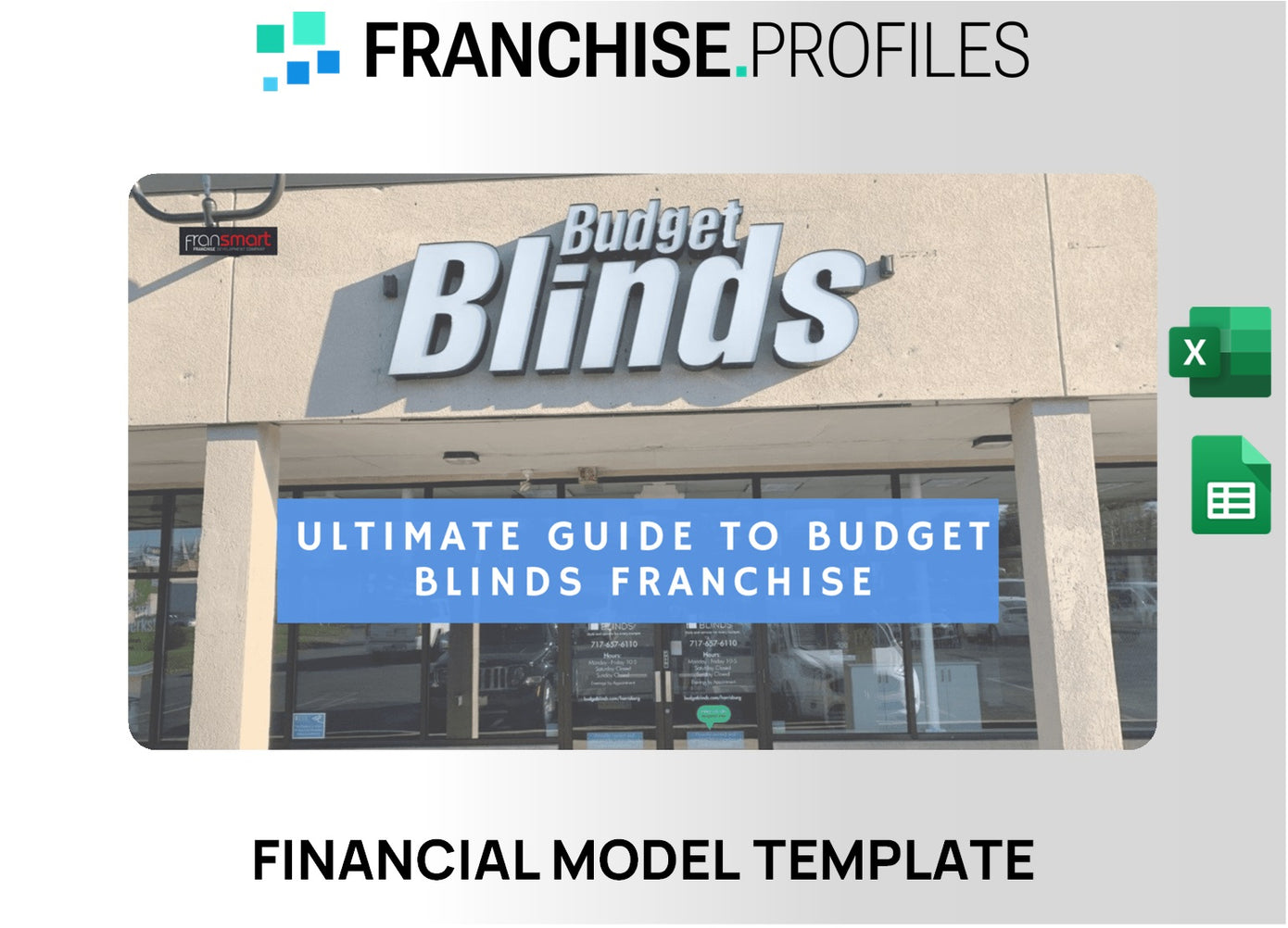 Budget Blinds Franchise Financial Model Template