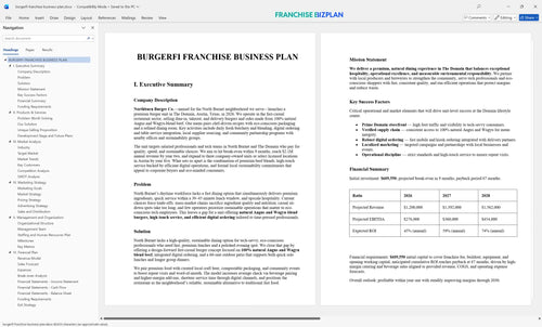 burgerfi franchise business plan 1