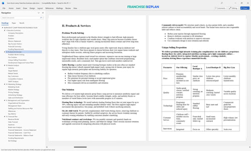 burn boot camp franchise business plan 2