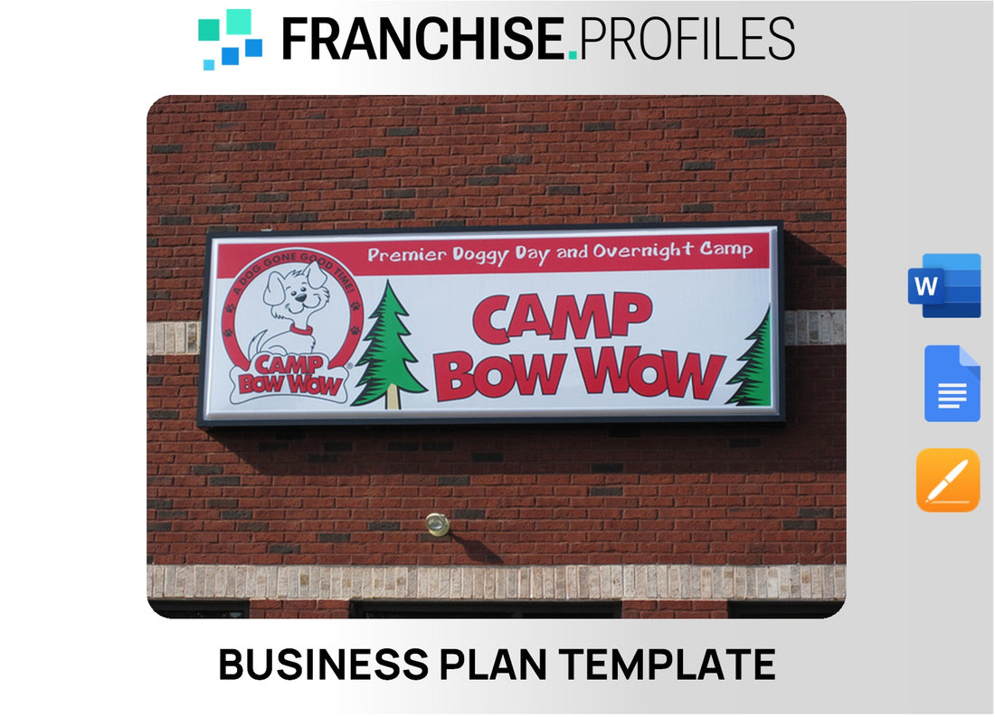 Camp Bow Wow Franchise Business Plan Template