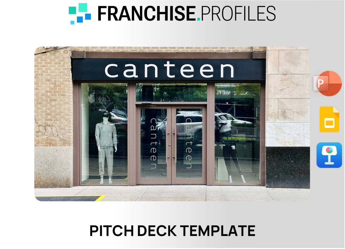 Canteen Franchise Pitch Deck Template