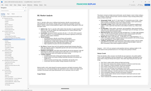 caribou coffee franchise business plan 3