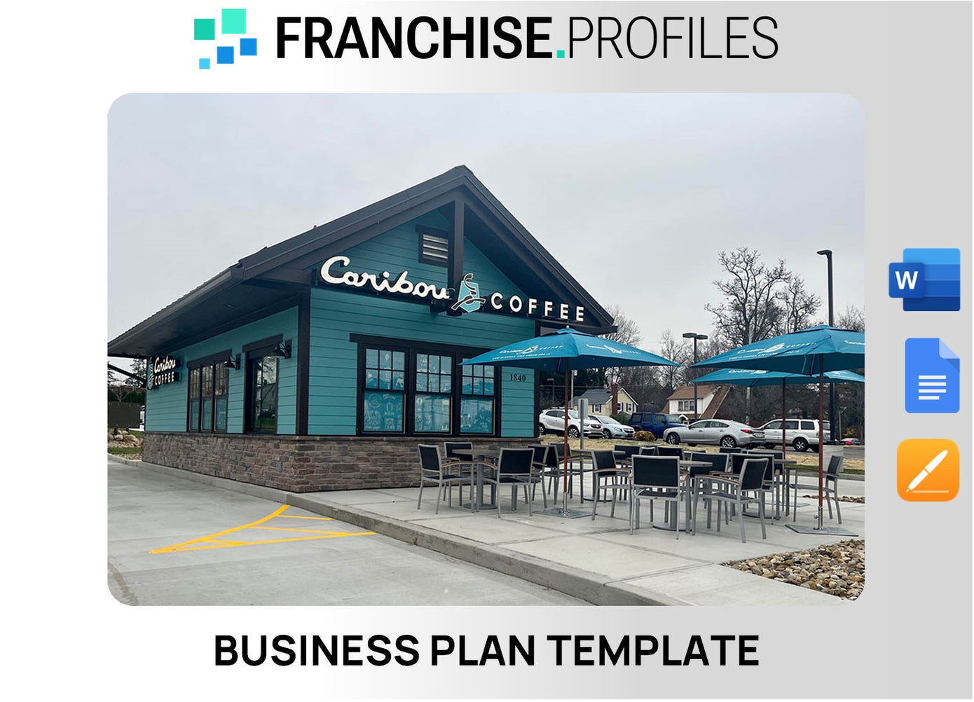 Caribou Coffee Franchise Business Plan Template