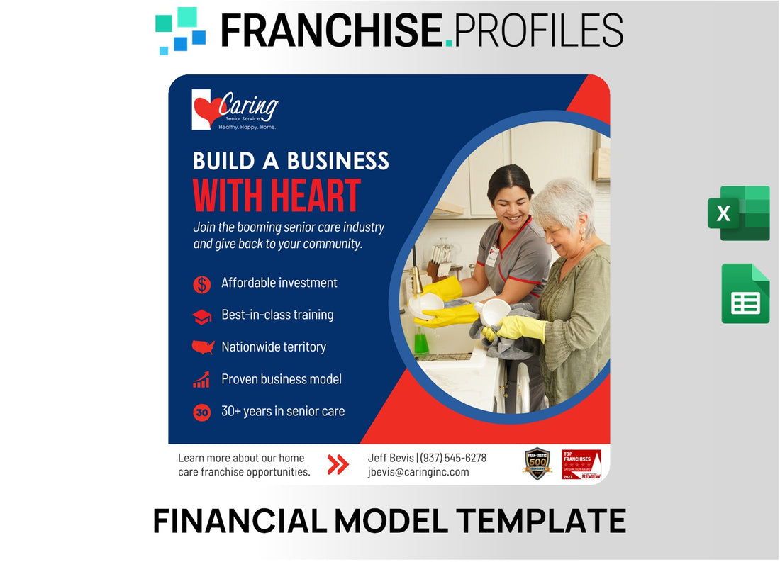 Caring Senior Service Franchise Financial Model Template
