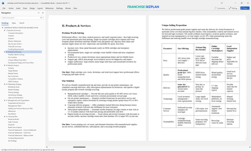 cartridge world franchise business plan 2