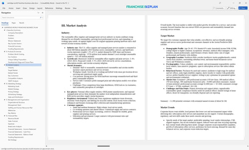 cartridge world franchise business plan 3