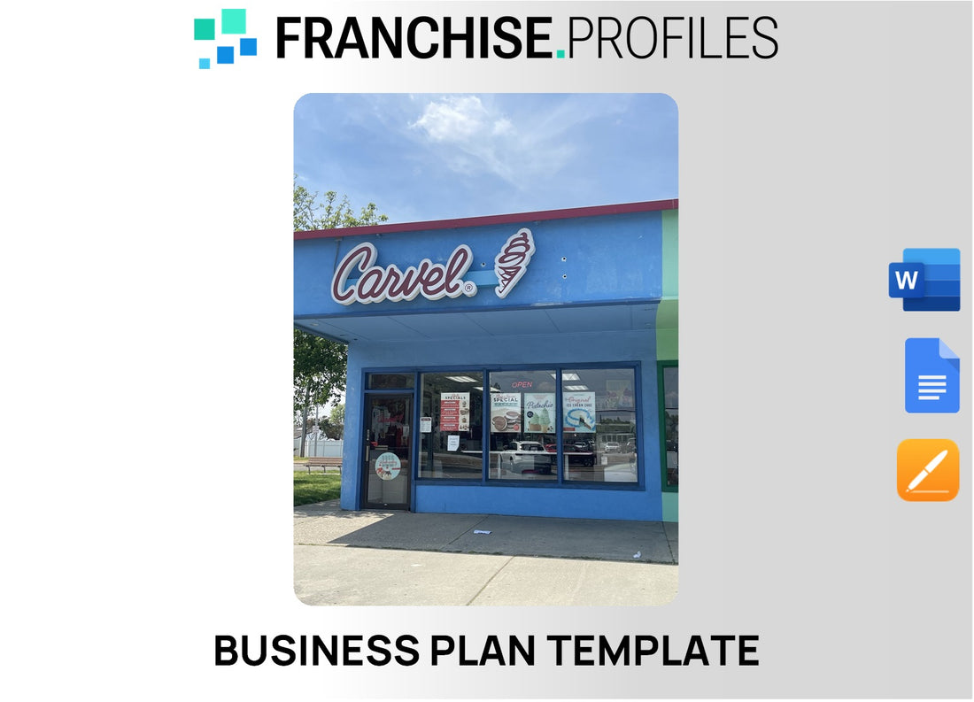 Carvel Franchise Business Plan Template