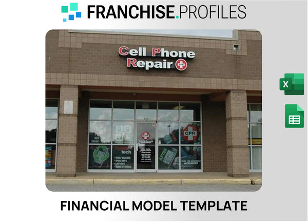 Cell Phone Repair Franchise Financial Model Template