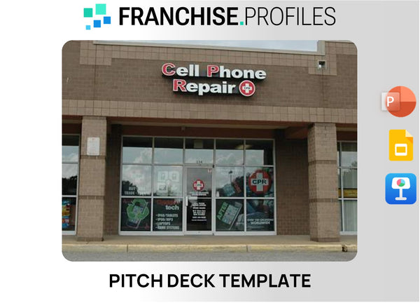 Cell Phone Repair Franchise Pitch Deck Template