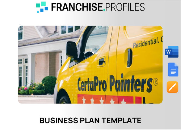 Certa ProPainters Franchise Business Plan Template