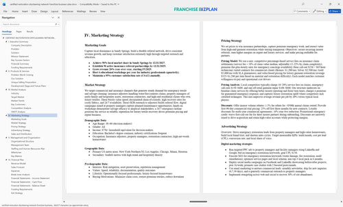 certified restoration drycleaning network franchise business plan 4