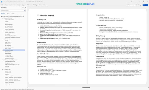 cg growth systems franchise business plan 4