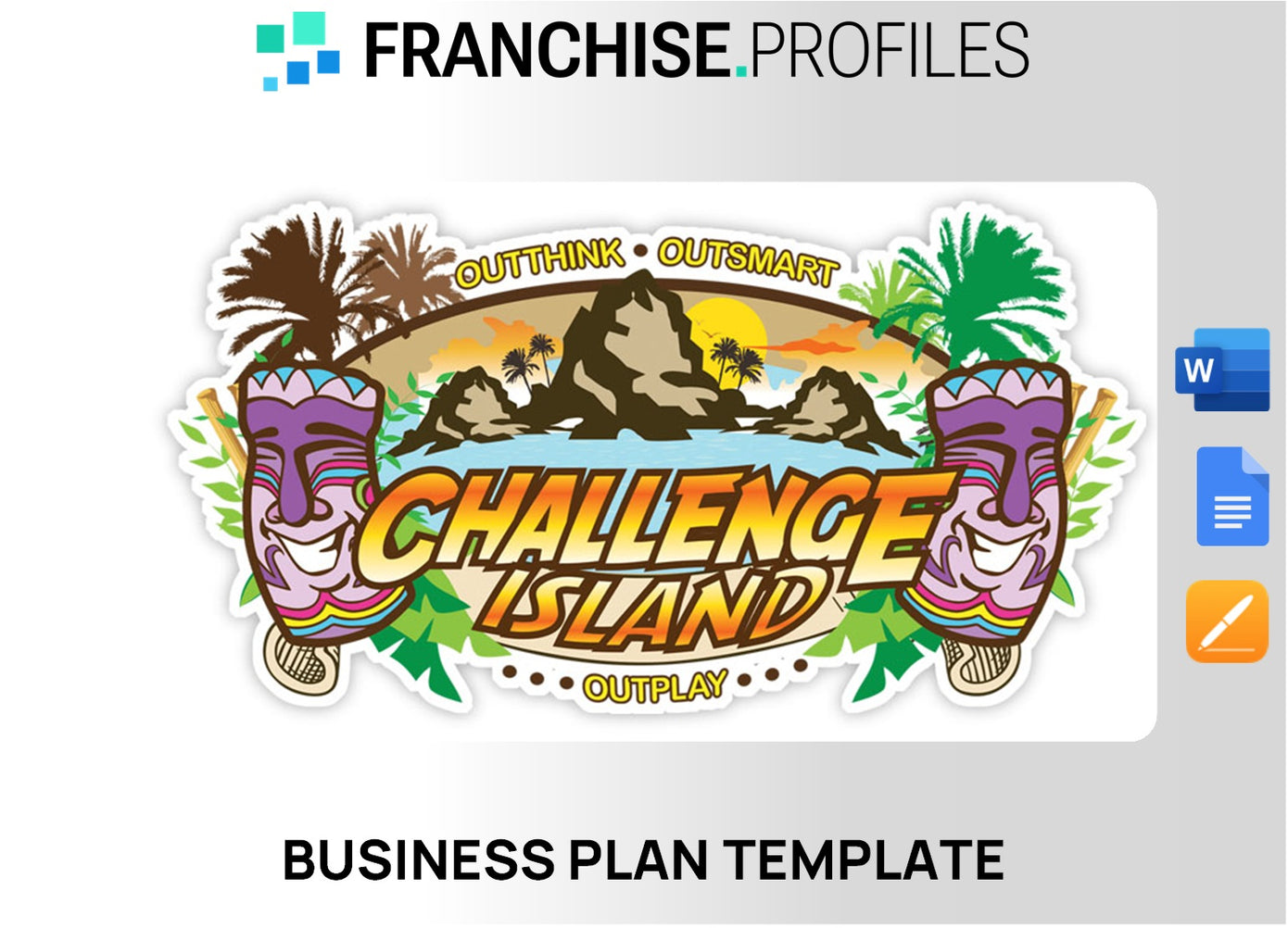 Challenge Island Franchise Business Plan Template