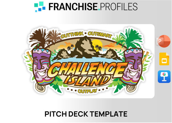 Challenge Island Franchise Pitch Deck Template