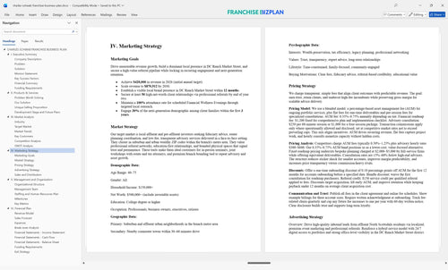 charles schwab franchise business plan 4
