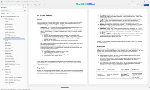 checkers franchise business plan 3