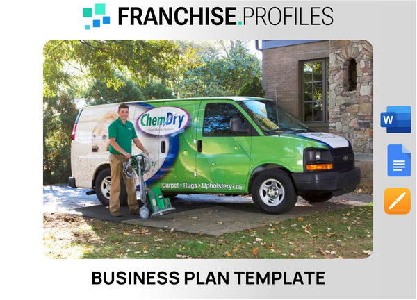 Chem-Dry Franchise Business Plan Template