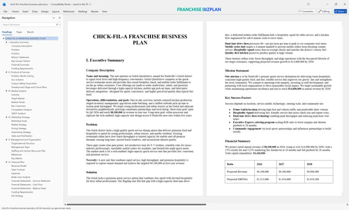 chick fil a franchise business plan 1