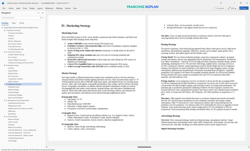 christmas decor franchise business plan 4