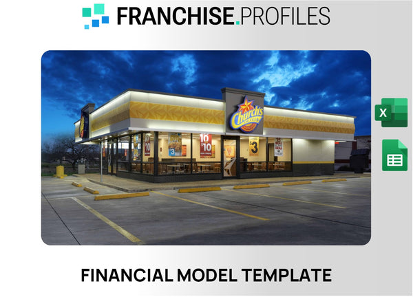 Church's Texas Chicken Franchise Financial Model Template