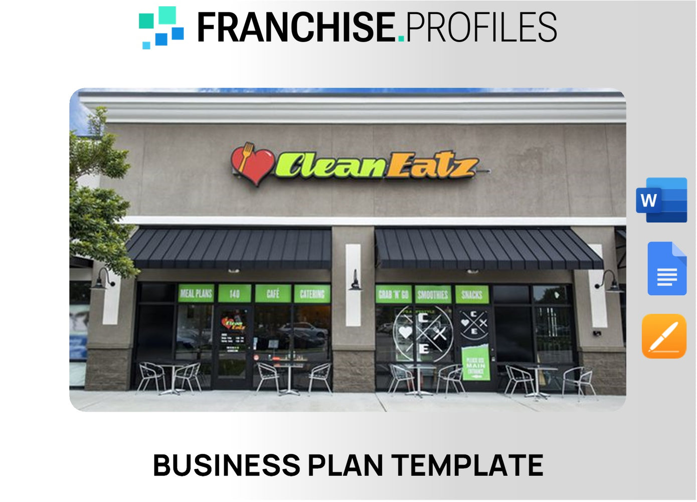 Clean Eatz Franchise Business Plan Template