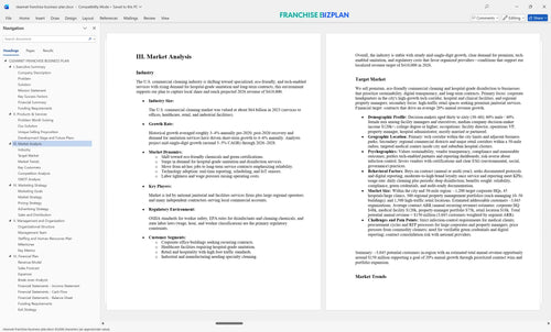 cleannet franchise business plan 3