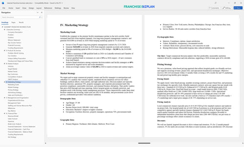 cleannet franchise business plan 4