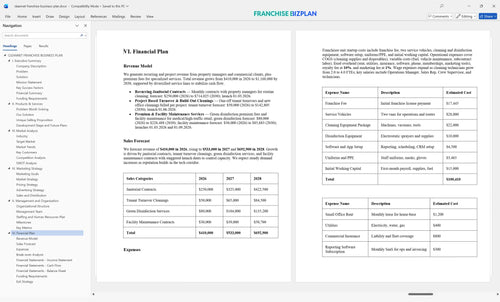 cleannet franchise business plan 6