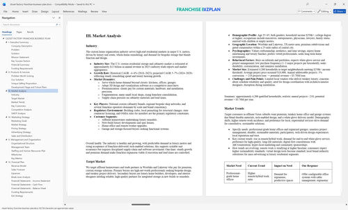 closet factory franchise business plan 3