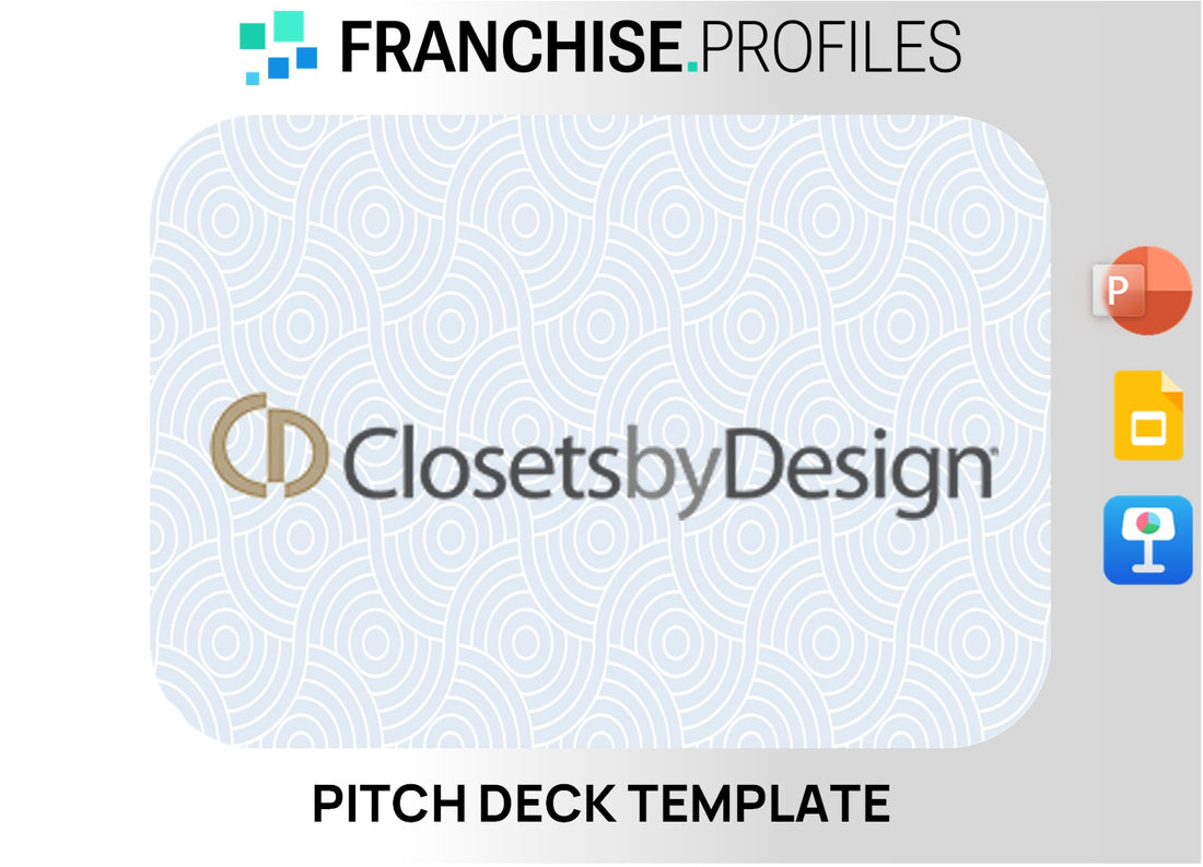 CLOSETS BY DESIGN Franchise Pitch Deck Template