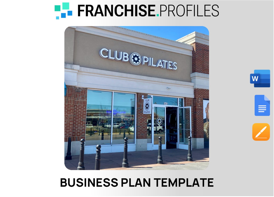 Club Pilates Franchise Business Plan Template