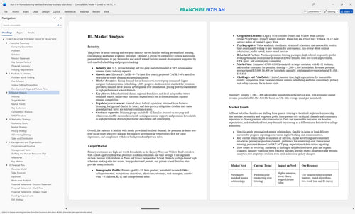 club z in home tutoring services franchise business plan 3
