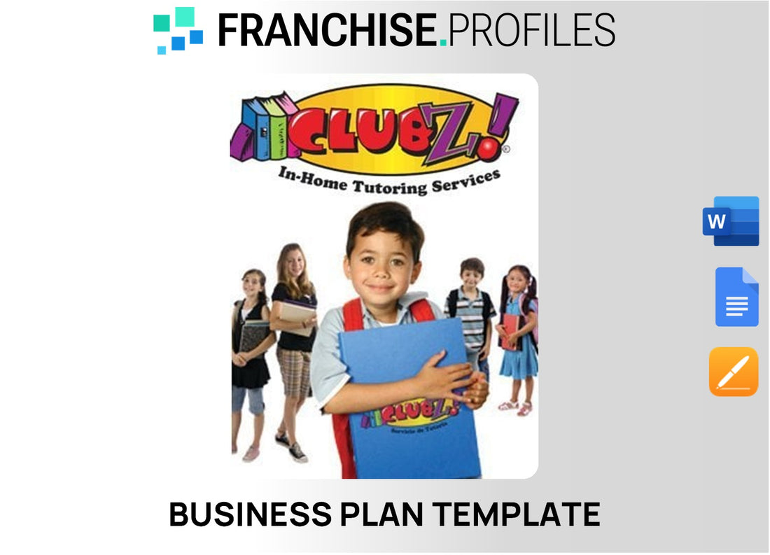 CLUB Z! In-Home Tutoring Services Franchise Business Plan Template