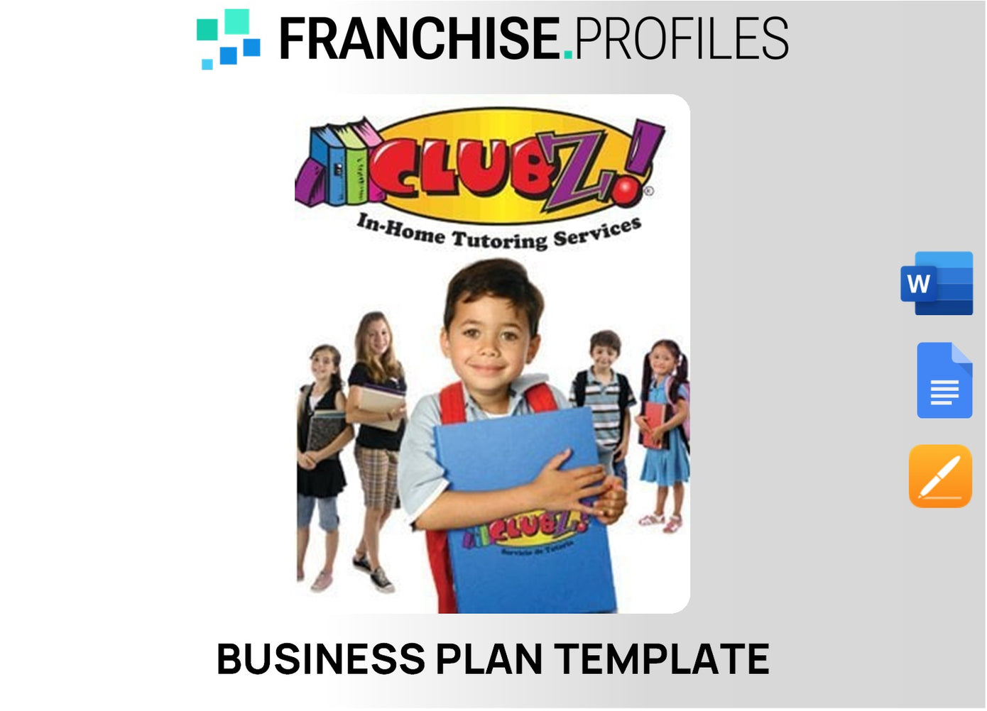CLUB Z! In-Home Tutoring Services Franchise Business Plan Template