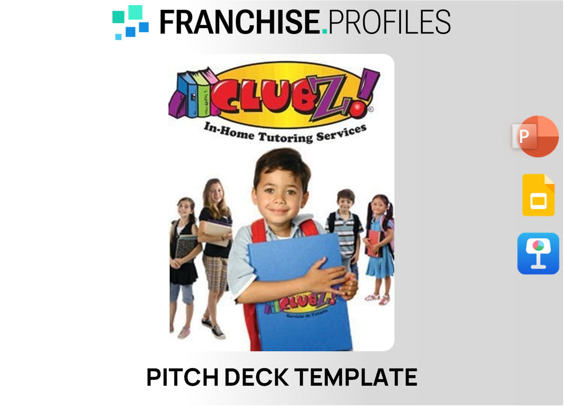 CLUB Z! In-Home Tutoring Services Franchise Pitch Deck Template