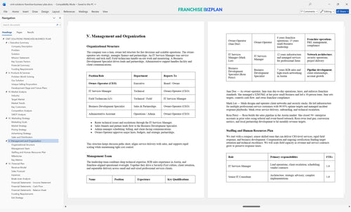 cmit solutions franchise business plan 5